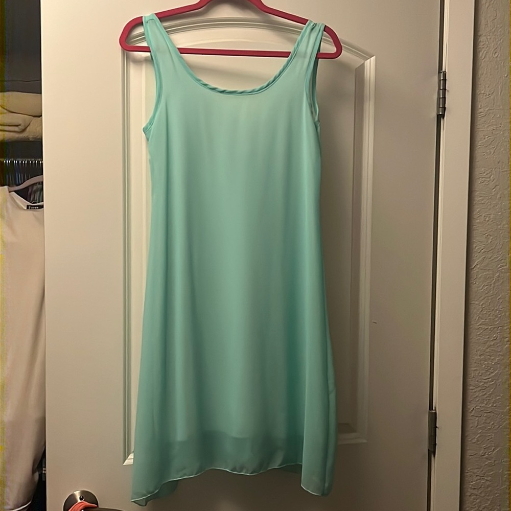 Teal dress